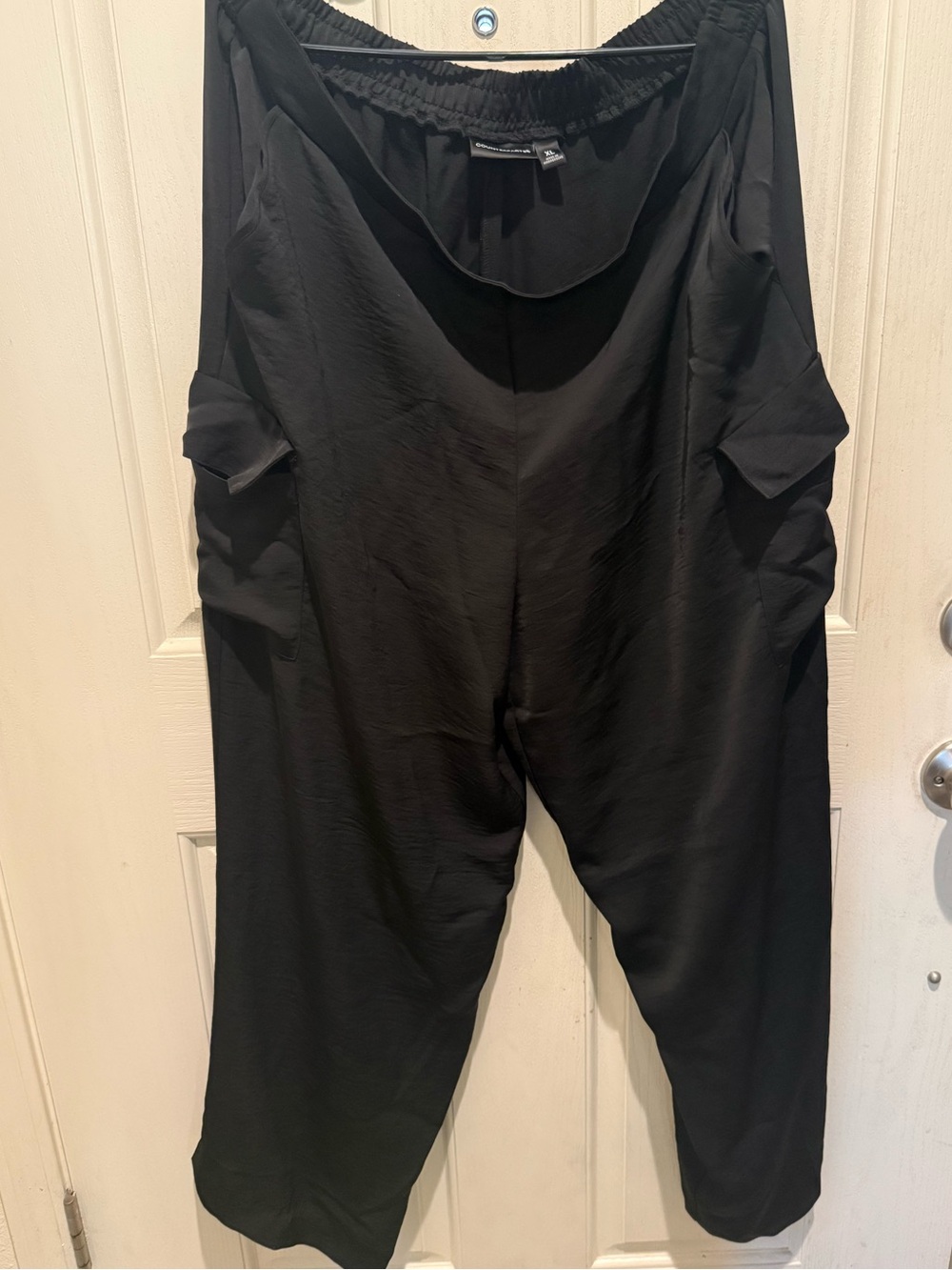 COUNTERPARTS satin CARGO PANTS‎
